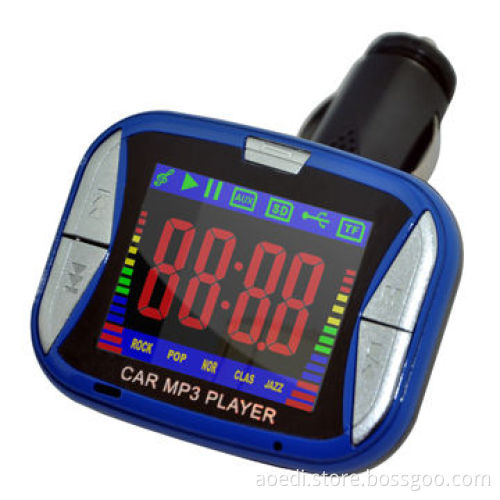 Bluetooth Car FM Transmitter, Supports Folder Switch, 12 to 24V AC Power Supplies/SD/TF Memory Cards